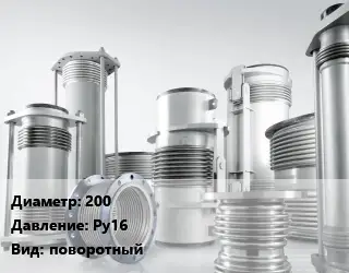 Компенсатор 200 Ру16 поворотный